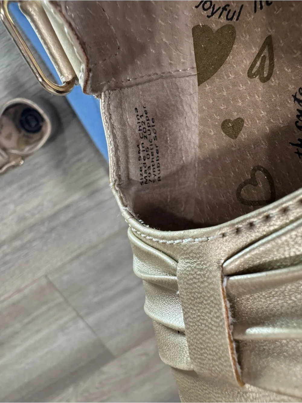 Livie and Luca Piega Champagne Girls Shoes